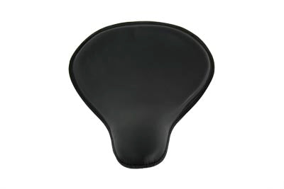 Black Leather Velo Racer Solo Seat