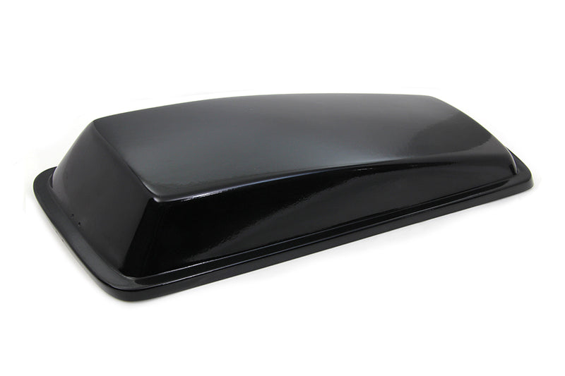 Black Plastic Left Saddlebag Lid