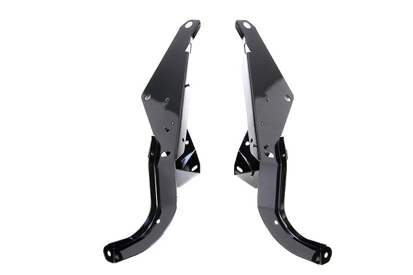 Heavy Duty Outer Fairing Support Bracket Set Black