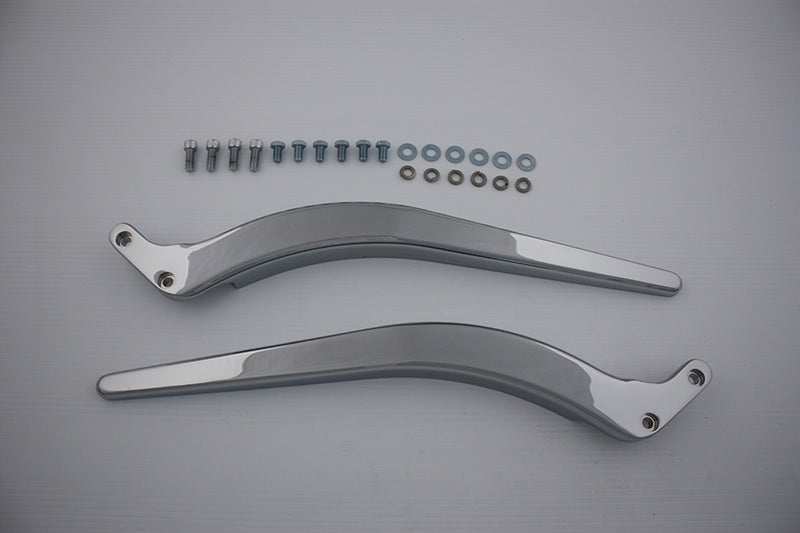 Curved Fender Strut Set Chrome