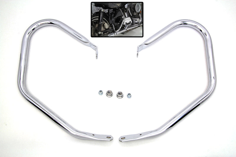 Chrome Rear Frame Bar Set