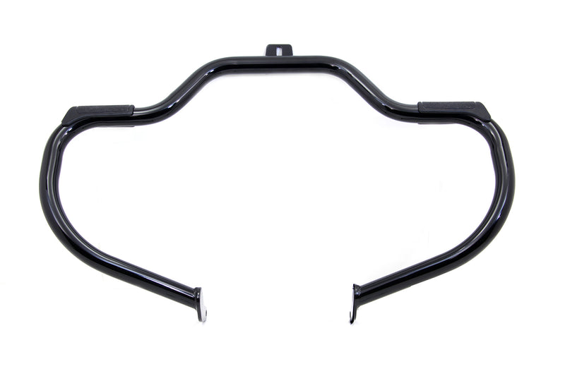 Black Front Engine Bar with Footpeg Pads