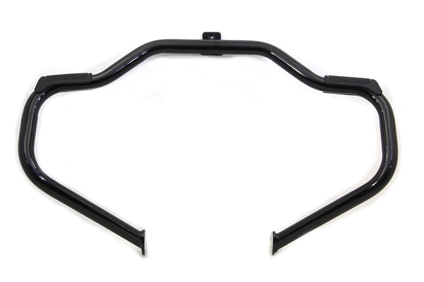 Black Front Engine Bar with Footpeg Pads