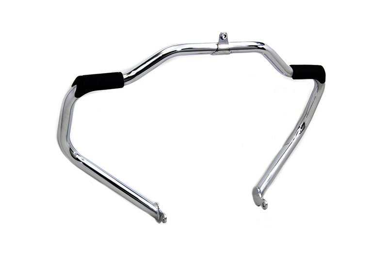 Chrome Front Engine Bar with Footpeg Pads