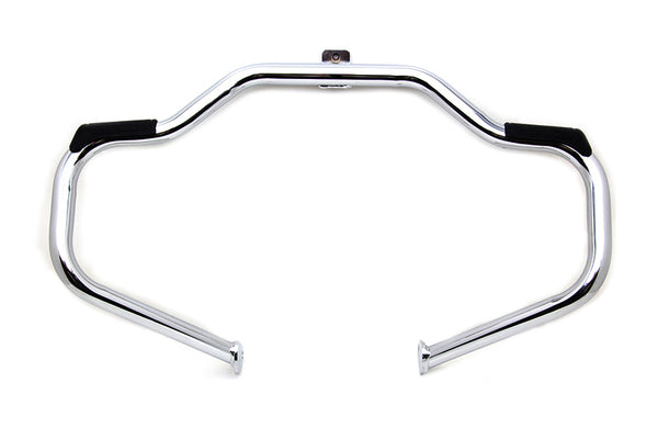 Chrome Front Engine Bar with Footpeg Pads