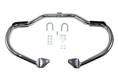 Chrome Front Engine Bar with Footpeg Pads