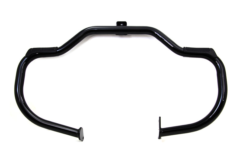 Black Front Engine Bar with Footpeg Pads