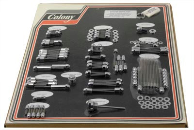 Chrome Engine Dress Up Acorn Bolt Kit